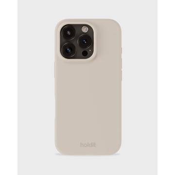 Coque iPhone 16 Pro Max en Silicone Holdit - Beige clair