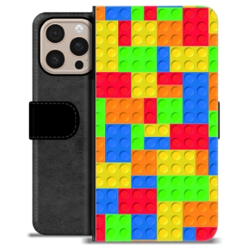Étui Portefeuille Premium iPhone 16 Pro Max - Blocs