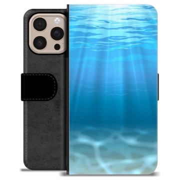 Étui Portefeuille Premium iPhone 16 Pro Max - Mer