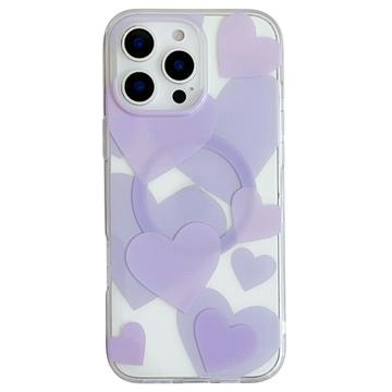 Coque hybride iPhone 16 Pro Max magnétique Pure Love - Violet