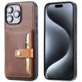 Étui iPhone 16 Pro Max avec Portefeuille - Retro Style