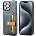 Étui iPhone 16 Pro Max avec Portefeuille - Retro Style