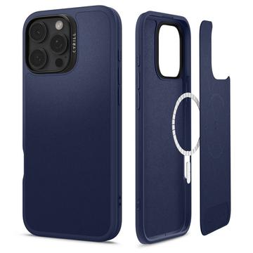 Coque iPhone 16 Pro Max Hybride Spigen Cyrill Kajuk Mag - Bleu Foncé