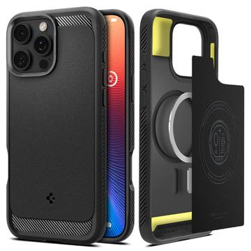 Coque iPhone 16 Pro Max en TPU Spigen Rugged Armor Mag
