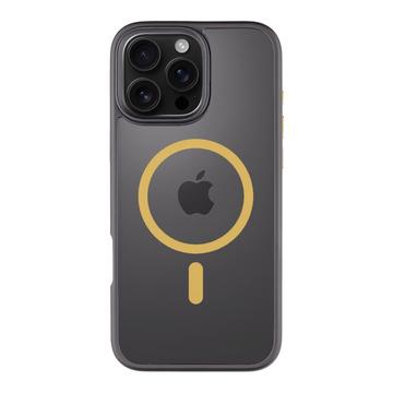 Coque MagSafe iPhone 16 Pro Max Tactical MagForce Hyperstealth 2.0 - Noire / Jaune