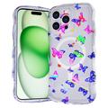 Coque MagSafe iPhone 16 Pro Max Wave-Edge Laser Glitter