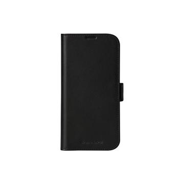 Étui portefeuille en cuir iPhone 16 Pro Max dbramante1928 Copenhagen - Noir