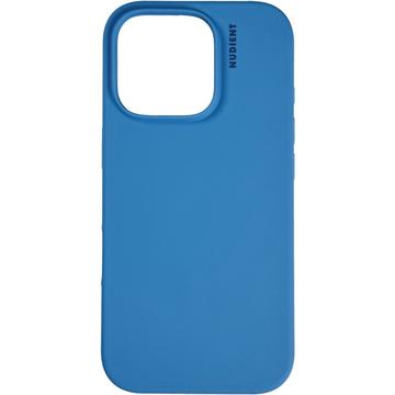 Coque iPhone 16 Pro en Silicone Nudient Base - Bleue