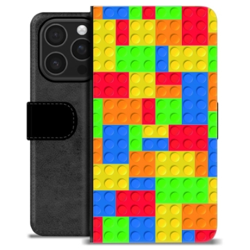 Étui Portefeuille Premium iPhone 16 Pro - Blocs
