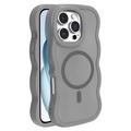 Coque hybride magnétique iPhone 16 Pro bord d'onde - Grise