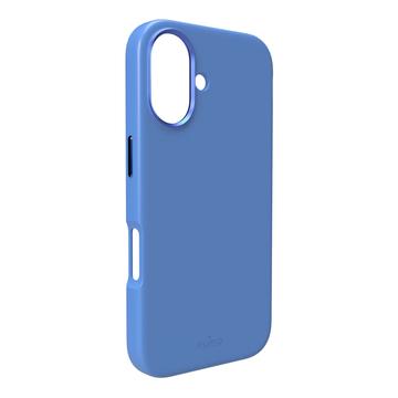 Coque iPhone 16 en Silicone Puro Icon Mag Pro - Bleu