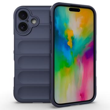 Coque iPhone 16 en TPU - Rugged - Bleu Foncé