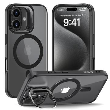 Coque iPhone 16 Tech-Protect MagStand MagSafe - Noir mat