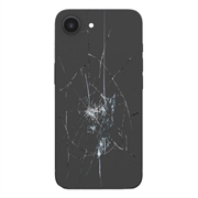 Réparation Cache Batterie pour iPhone 16e - Verre Seulement - Noir