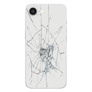 Réparation Cache Batterie pour iPhone 16e - Verre Seulement - Blanc