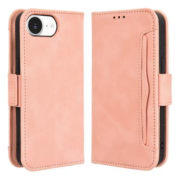 Étui portefeuille iPhone 16e Porte-Cartes - Rose