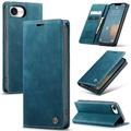 Étui Portefeuille iPhone 16e Caseme Série 013 - Bleu