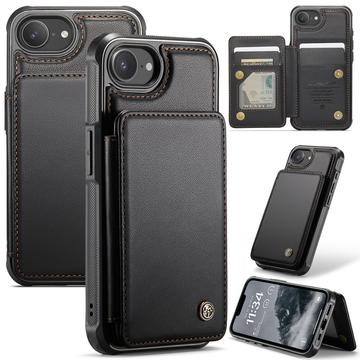 Étui Caseme C22 iPhone 16e avec portefeuille de cartes protégé par RFID