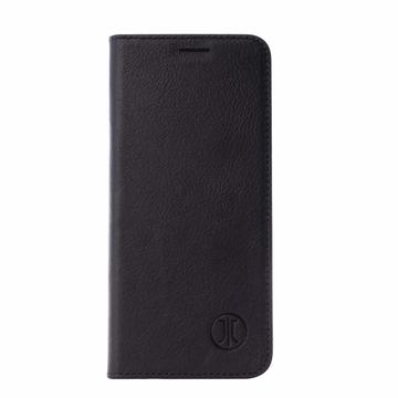 Étui à Rabat iPhone 16e en Cuir JT Berlin BookCase Tegel - Noir