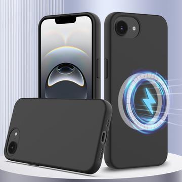 Coque iPhone 16e en Silicone Liquide - Compatible MagSafe - Noire