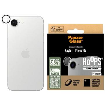Protection de l\'objectif de l\'appareil photo iPhone 16e PanzerGlass Hoops - Transparente