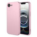 Coque iPhone 16e en silicone antichoc - Rose