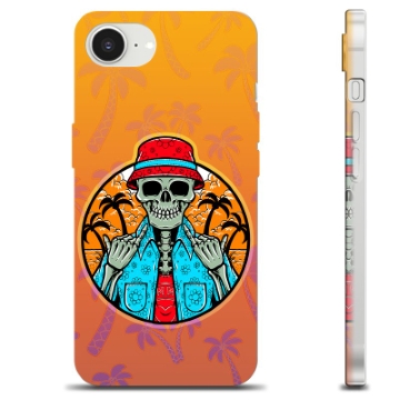 Coque iPhone 16e en TPU - Été Squelette