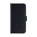 Étui portefeuille en cuir iPhone 16e dbramante1928 Copenhagen - Noir