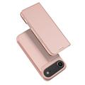 Étui à Rabat iPhone 17 Air Dux Ducis Skin Pro - Rose