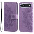 Étui Portefeuille iPhone 17 Air Mandala Série - Violet