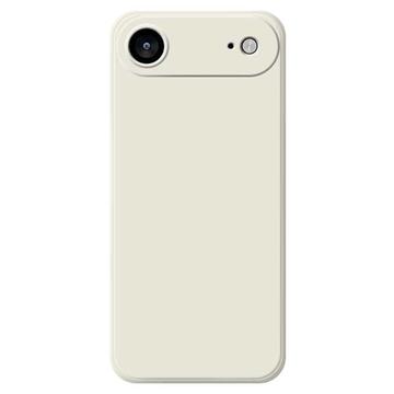 Coque iPhone 17 Air en silicone antichoc - Beige