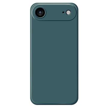 Coque iPhone 17 Air en silicone antichoc - Vert noirâtre