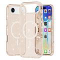Coque Hybride iPhone 17 Air - Série Stylish Glitter - Compatible avec MagSafe - Doré