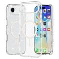 Coque Hybride iPhone 17 Air - Série Stylish Glitter - Compatible avec MagSafe - Blanche