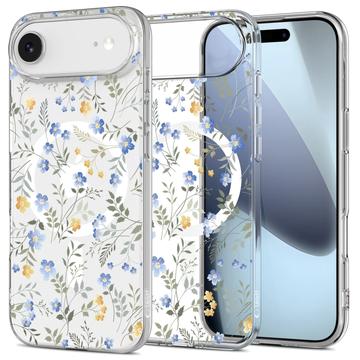 Coque iPhone 17 Air en TPU Tech-Protect FlexAir MagSafe - Fleurs de printemps
