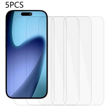 Protecteur d\'écran iPhone 17 Air en verre trempé - 9H - Case Friendly - 5 Pcs.