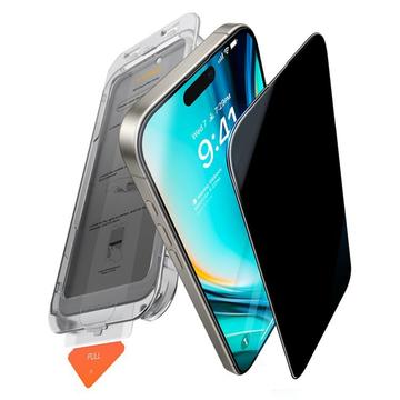 Protecteur d\'écran iPhone 17 Air Torras GlassGo Privacy avec cadre Auto-Align