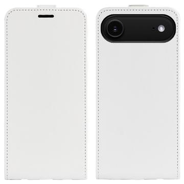 Étui à Rabat Vertical iPhone 17 Air avec Porte-Cartes - Blanc