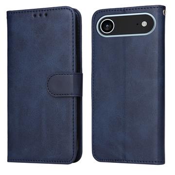 Étui portefeuille iPhone 17 Air avec support - Bleu
