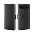 Étui Portefeuille iPhone 17 Air en Cuir avec Béquille - Noir