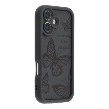Coque iPhone 17 en TPU à imprimé papillon