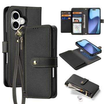 Étui portefeuille en cuir iPhone 17 avec couverture magnétique Dux Ducis Lawa