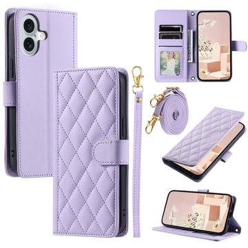 Étui iPhone 17 portefeuille matelassé luxueux