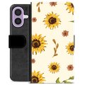 Étui Portefeuille Premium iPhone 17 - Tournesol