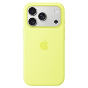 Coque iPhone 17 Pro en Silicone avec MagSafe Apple MGFF4ZM/A - Jaune néon