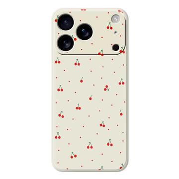 Coque iPhone 17 Pro en TPU à motif cerise