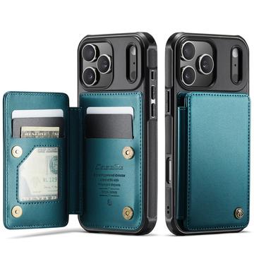 Étui Caseme C22 iPhone 17 Pro Max avec portefeuille de cartes protégé par RFID - Vert