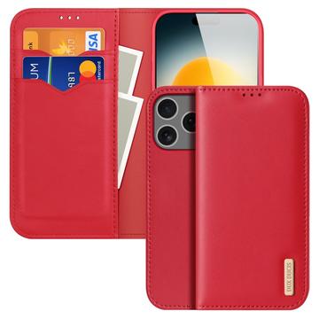Etui Portefeuille iPhone 17 Pro Max en Cuir Dux Ducis Hivo