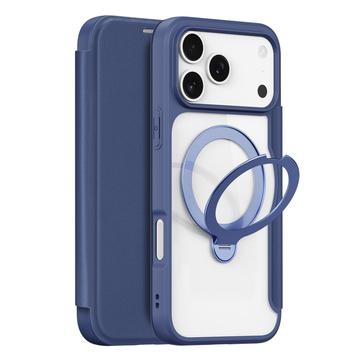 Étui à rabat magnétique iPhone 17 Pro Max Dux Ducis Skin X Pro - Bleu