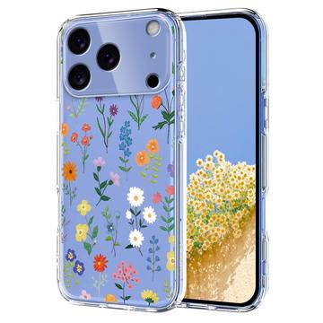 Coque iPhone 17 Pro Max en TPU à motif floral - Marguerites